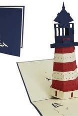 Pop Up 3D Karte, Geburtstagskarte, Glückwunsch karte, Gutschein, Leuchtturm, N119