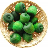 Grüner Apfel Duftholz zur Lufterfrischung und Raumbeduftung - Dufthölzer - Duftfrüchte - Duftkug